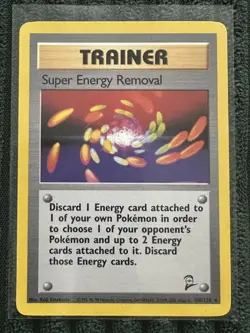 Pokemon Base Set 2 Super Energy Removal 108/130 - Image 1
