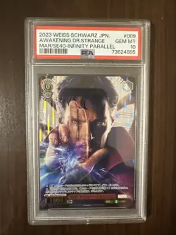 2023 WEISS SCHWARZ JAPANESE MARVEL PREMIUM BOOSTER #009 AWAKENING DR.STRANGE - Image 3