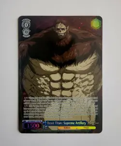 Beast Titan: Supreme Artillery TTR - Attack on Titan: Final Season Weiss Schwarz - Image 1