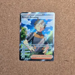 Pokemon Brock's Scouting Trainer 179/159 Sv09: Journey Together *B1 - Image 1