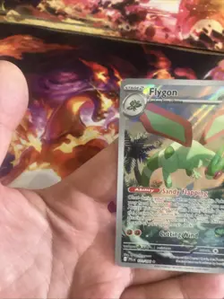 Flygon 101/094 Phantasmal Flames Pokemon NM Illustration Rare IR - Image 2