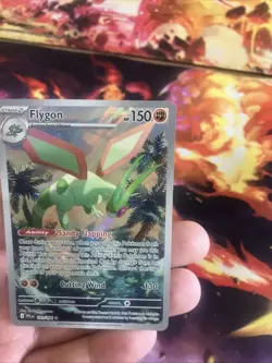 Flygon 101/094 Phantasmal Flames Pokemon NM Illustration Rare IR - Image 3