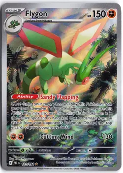 Flygon 101/094 Illustration Rare Phantasmal Flames Pokemon NM - Image 1