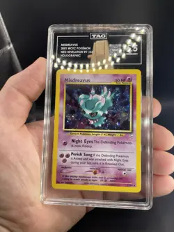 ✨ Misdreavus, “DOUBLE” HOLO Error, TAG 5.5, Neo Revelation, SWIRL, Pokemon ✨ - Image 3