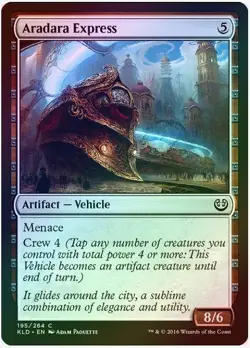 1 x Aradara Express - Foil - Kaladesh - LP - Magic The Gathering - MTG - Image 1