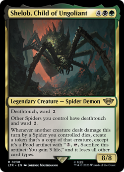 Shelob, Child of Ungoliant (REGULAR) x1 - MTG LTR #230 - Image 1