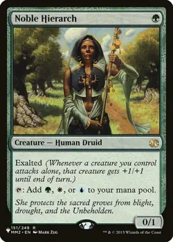 Noble Hierarch - The List Light Play, English Magic the Gathering MTG The List - Image 1