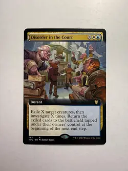 Disorder in the Court (Extended Art) 67 MTG Commander: Innistrad: Crimson Vow - Image 1