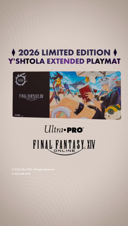 Ultra Pro Final Fantasy 14 Foil Y’shtola Playmat Anime Expo 2026 Exclusive - Image 2