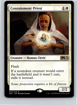 Magic the Gathering Containment Priest Core Set 2021 MTG Free Shipping! - Image 1