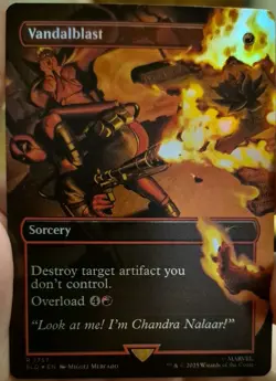 MTG Secret Lair Marvel Deadpool - Vandalblast 1757 NM/M FOIL - Image 1
