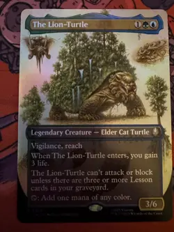 The Lion-Turtle (Borderless) 328 Avatar: The Last Airbender Foil NM - Image 1