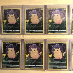 10x Lot Pokemon TCG Celebrations Pikachu 005/025 Full Art - Image 3
