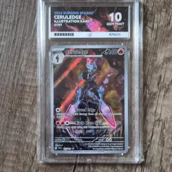 Pokemon TCG Ceruledge 197/191 Surging Sparks Illustration Rare Holo ACE 10 - Image 1