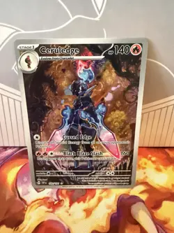 Pokemon TCG Ceruledge 197/191 Surging Sparks Illustration Rare - Image 2