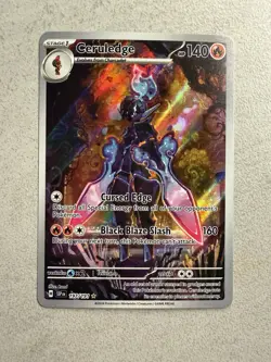 Pokemon TCG Ceruledge 197/191 Surging Sparks Illustration Rare - Image 1