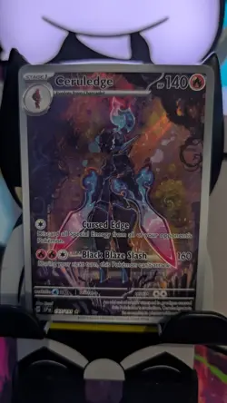 Pokemon TCG Surging Sparks Ceruledge Illustration Rare Mint Condition 197/191 - Image 2
