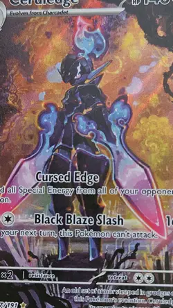 Pokemon TCG Ceruledge 197/191 Illustration Rare Surging Sparks - Image 2