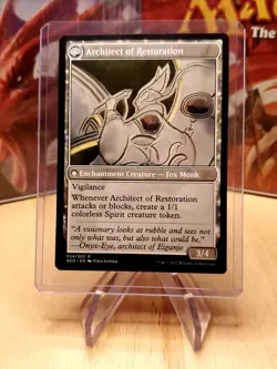 The Restoration of Eiganjo Architect of Restoration Neon Dynasty MTG - NM - Image 2
