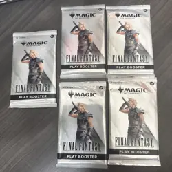 Magic the Gathering: Final Fantasy - Play Booster Pack - Factory Sealed (Lot 5) - Image 1