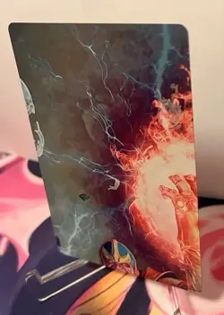 Thanos, the Mad Titan Art Card 2/9 Art Series Marvel Super Heroes MTG - Image 3