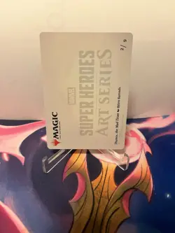 Thanos, the Mad Titan Art Card 2/9 Art Series Marvel Super Heroes MTG - Image 4