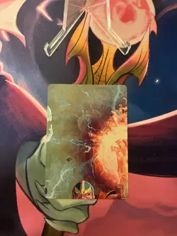 Thanos, the Mad Titan Art Card 2/9 Art Series Marvel Super Heroes MTG - Image 5