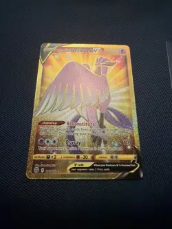 Pokemon TCG Brilliant Stars Galarian Articuno v Gold Secret Rare Card 181/172 - Image 2