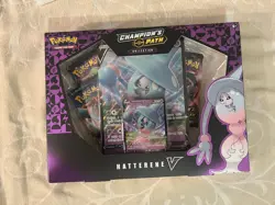 Pokemon TCG Champions Path Hatterene V Collection Box New Factory Sealed - Image 1