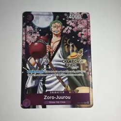 Zoro-Juurou Event Pack Vol.5 OP05-067 One Piece Promo Gold Championship - Image 1