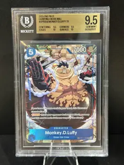 2025 One Piece TCG Carrying On His Will Monkey.D.Luffy OP11-058 (TR) BGS 9.5 - Image 1