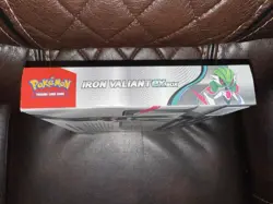 Pokemon TCG Iron Valiant ex Box Factory Sealed Display with 4 Booster Packs - Image 5