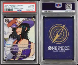 2026 ONE PIECE OP16-THE TIME OF BATTLE #084 MS. ALL SUNDAY PSA 10 - Image 3