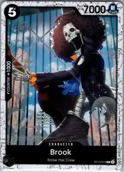 Brook - (Pirate Foil) ST14-010 English PRB02 - One Piece Card - NM - Image 1