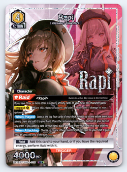 Rapi SR* FOIL Stamp -Nikke Union Arena - Image 1