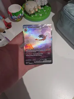 Pokemon TCG 151 Charizard EX Special Illustration Rare Card 199/165 Pack Fresh. - Image 1