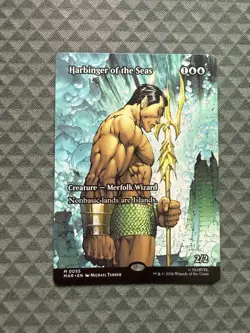 MTG Harbinger of the Seas #0055 Borderless M Marvel Universe Eternal-Legal (MAR) - Image 1
