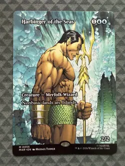 MTG Harbinger of the Seas #0055 Borderless M Marvel Universe Eternal-Legal (MAR) - Image 2