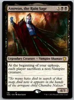 Anowon, the Ruin Sage 118 Commander: Innistrad: Crimson Vow Magic: The Gathering - Image 1
