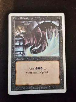 Dark Ritual - Revised Edition - Magic: The Gathering - (HP) - Image 1