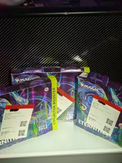 Lot of (3) Magic The Gathering Edge of Eternities Omega Collector Booster Box - Image 1