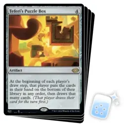 TEFERI'S PUZZLE BOX X4 Jumpstart 2022 Magic MTG MINT CARD - Image 1