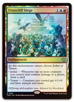 FOIL Frostcliff Siege Tarkir: Dragonstorm NM MTG - Image 1