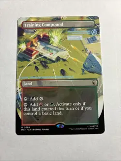 Training Compound (Borderless) - Marvel Super Heroes MTG Plus Bonus Card!!! - Image 1