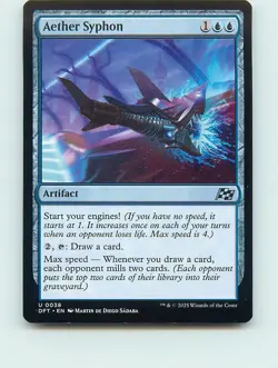 Aether Syphon - U38 - MTG - Aetherdrift (DFT) - Image 1