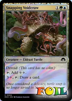 Snapping Voidcraw 0204 MTG Modern Horizons 3 Common NP Foil - Image 1