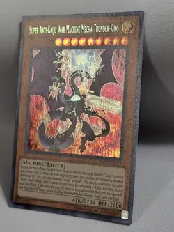 YuGiOh TCG Super Anti-Kaiju War Machine Mecha-Thunder-King SAST-EN081 MP20-EN036 - Image 3