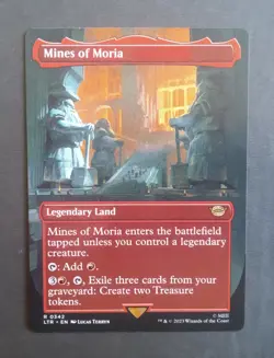 MTG Mines of Moria Borderless Rare R 0342 Mint The Lord Of The Rings - Image 1