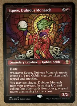 Squee, Dubious Monarch (Showcase) - Dominaria United - NM MTG - Image 1