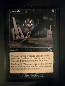 Unearth LP Urza's Legacy MTG FREE SHIPPING - Image 1